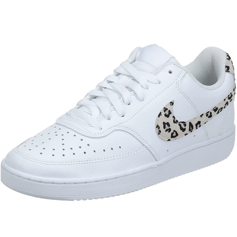 Nike Women's Sneaker, White Desert Sand Black, 8